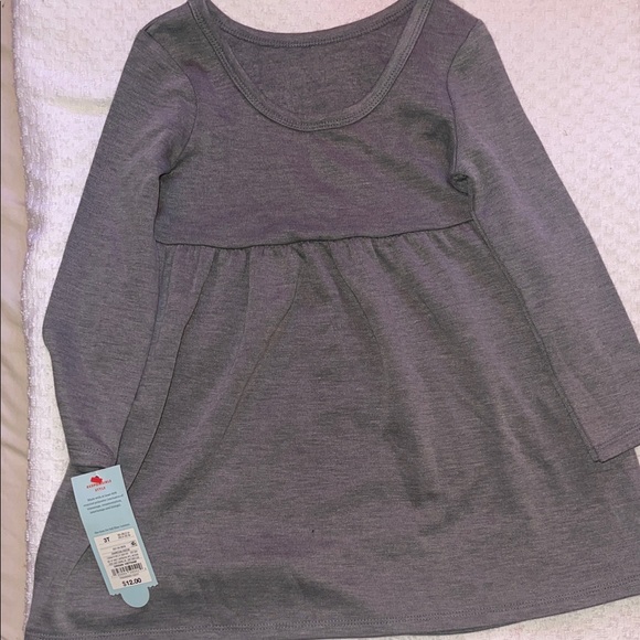 Cat & Jack Gray Long Sleeve Dress - Picture 3 of 4